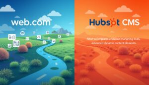 Read more about the article Web.com vs HubSpot CMS: Which is Right for You?