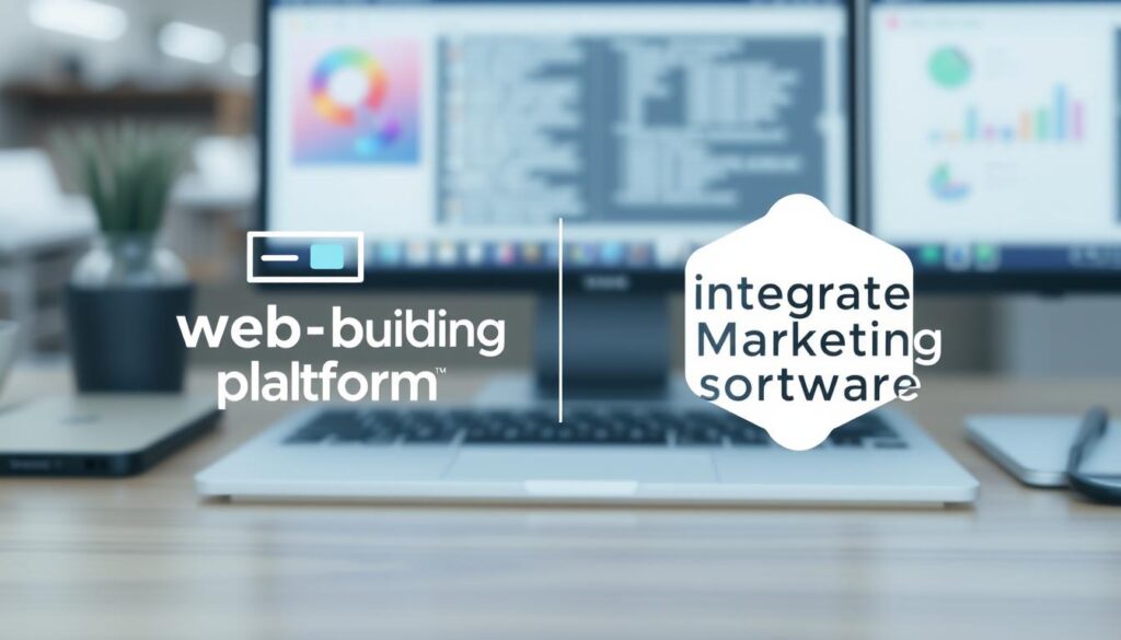 Squarespace and HubSpot CMS logos