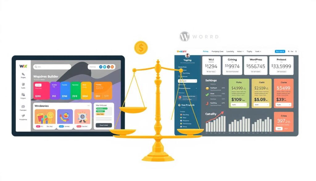 Wix and WordPress Pricing