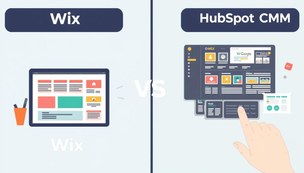 wix vs hubspot cms differences