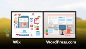 Read more about the article Wix vs WordPress.com: Choose Your Website Builder